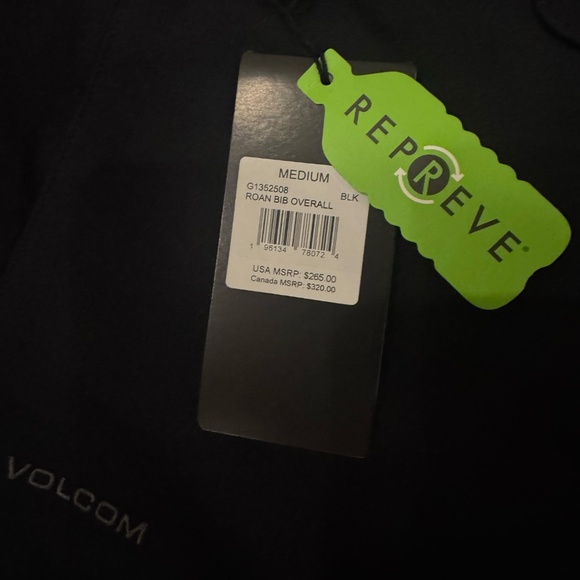 *BRAND NEW* Mens Volcom TechZip Bib - Medium - Picture 5 of 11